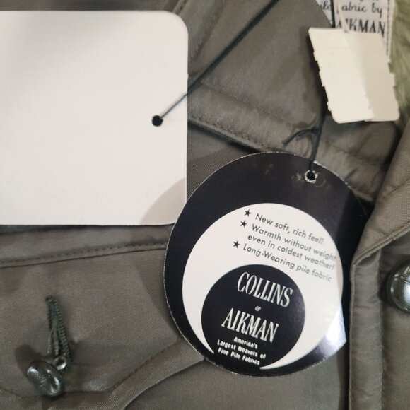 McLaren Custom Craftsmanship Vintage Parka Womens Large NWT Green - Picture 5 of 12